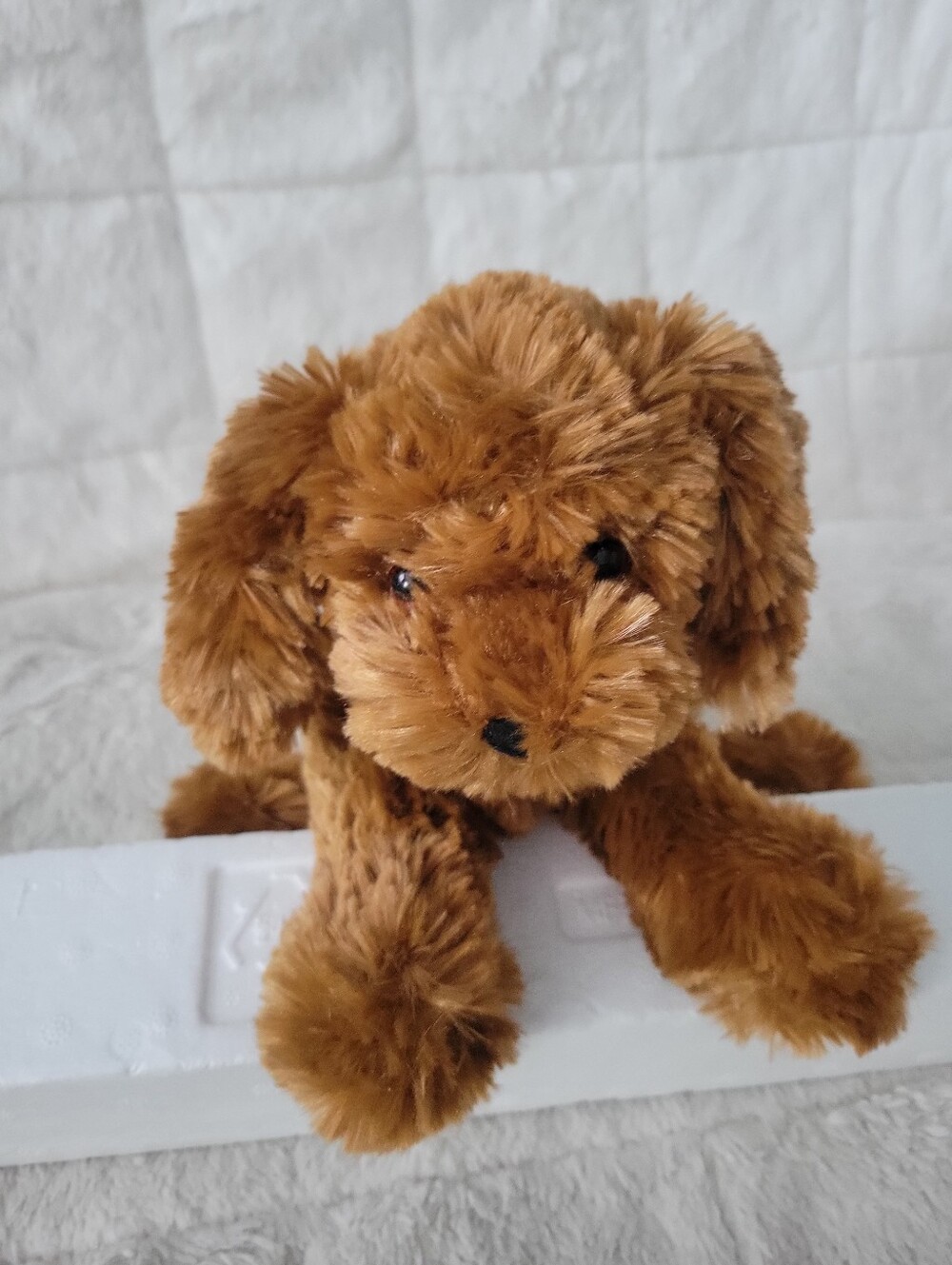 Vintage Lord & Taylor Plush Brown Puppy Stuffed Plush Animal